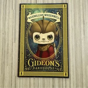 Gideons Bakehouse September 2025 Maximillian Whisenwell Menu Card, New